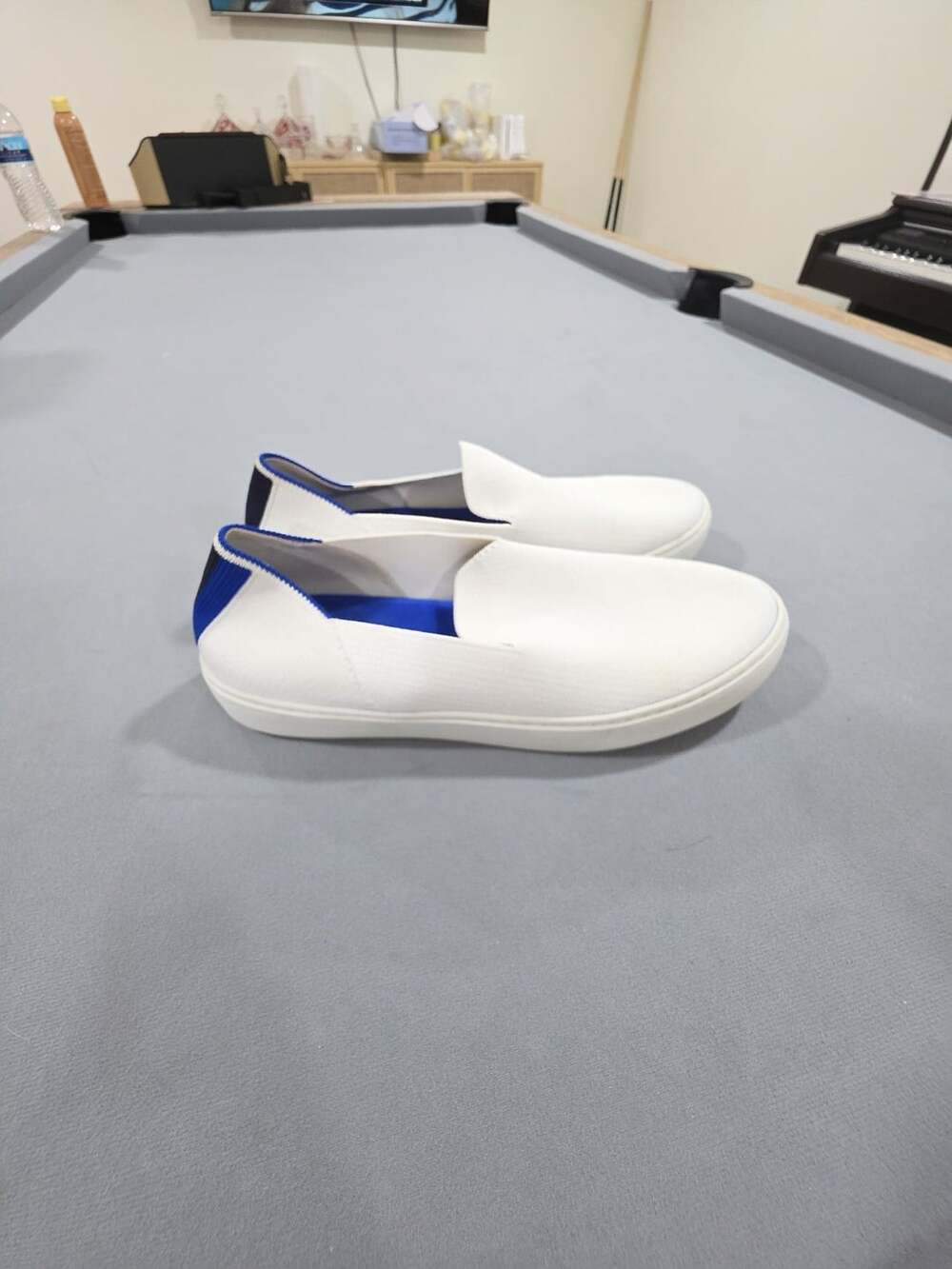 Rothys The Original Slip On Knit Sneaker Bright White Women's US Size 8